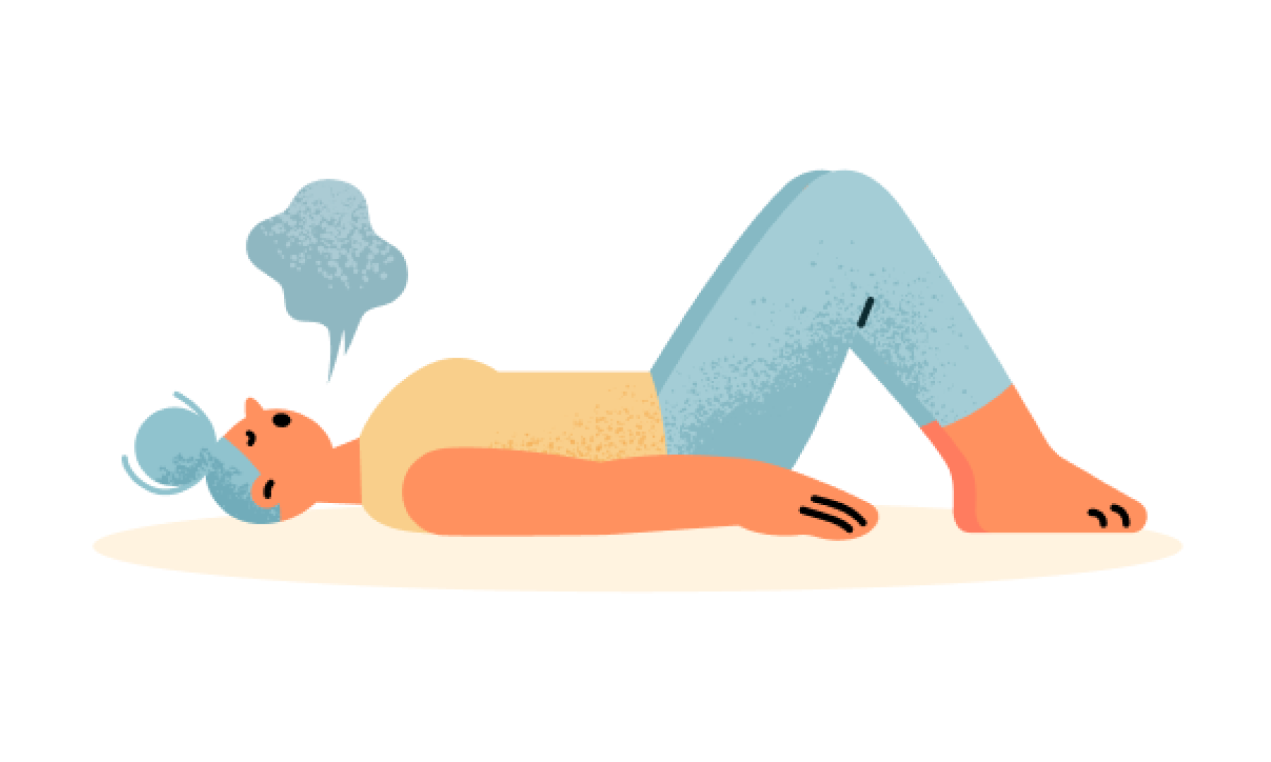 子宮への血液循環を促す呼吸法