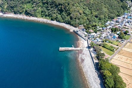 西伊豆釣り場紹介~沼津市エリア~ 井田港(いたこう)空撮写真