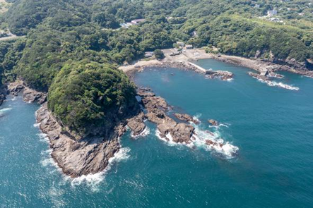 ～東伊豆の釣り場案内　河津町エリア　～　長根（ながね）空撮写真