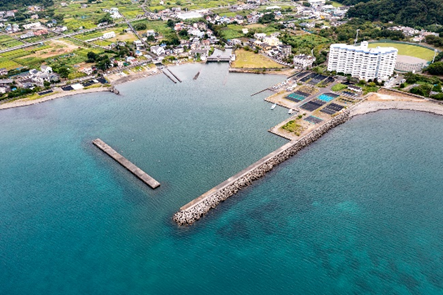 西伊豆釣り場紹介~伊豆市エリア~ 八木沢港(やぎさわこう)空撮写真