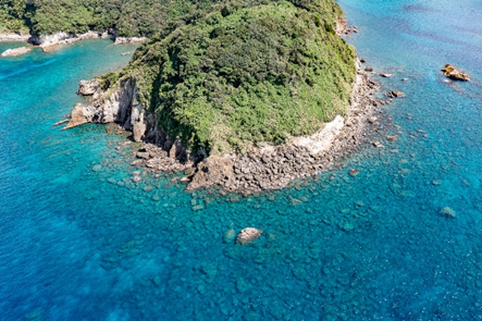 南伊豆釣り場紹介~松崎町エリア~ 萩谷崎(はぎやざき)空撮写真