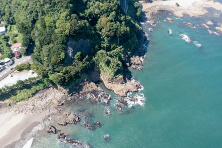 ～東伊豆の釣り場案内　河津町エリア　～　七子浦（ななこうら）空撮写真
