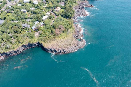～東伊豆の釣り場案内　熱海市～伊東市エリア　～　大灘（おおなだ）空撮写真