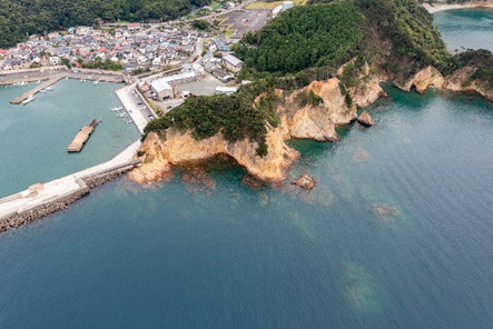 西伊豆釣り場紹介~西伊豆町エリア~ 宮ん崎(みやんざき)空撮写真