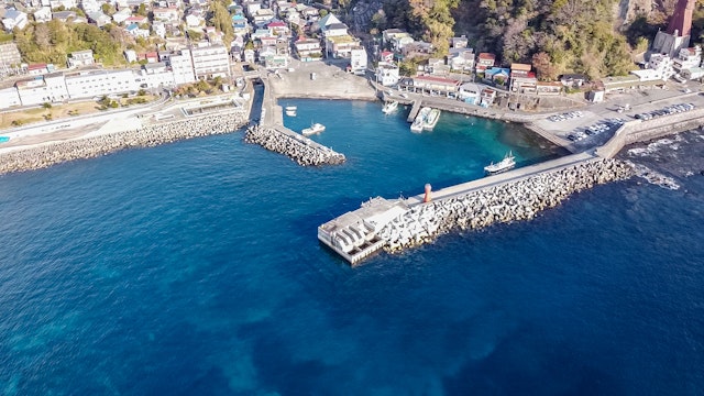 真鶴 福浦港 空撮写真
