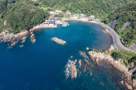 南伊豆釣り場紹介~南伊豆町エリア~ 本瀬港(ほんぜこう)空撮写真