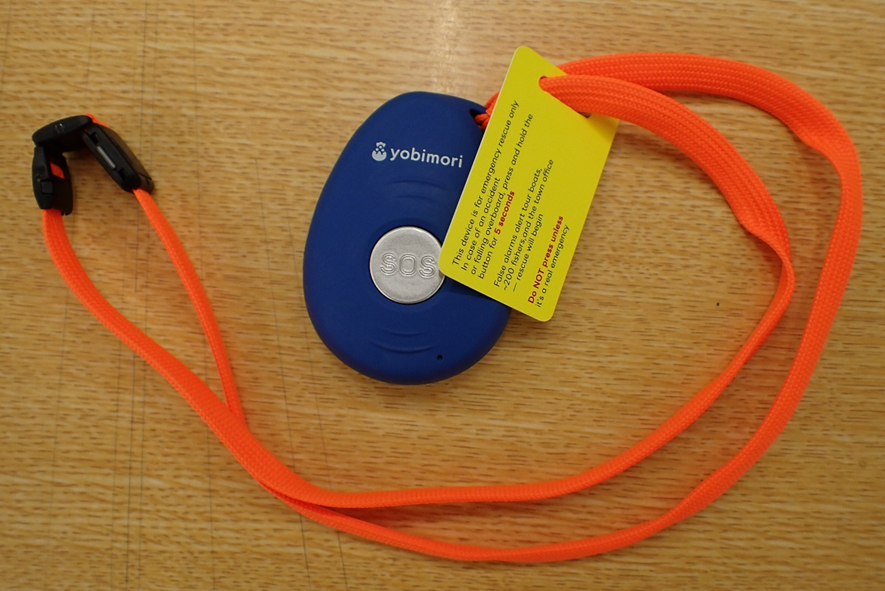 釣りドコ　ブログ　～海の安全対策を学びたい Vol.1～　海難救助サービスよびもり　　卓上のよびもり　写真