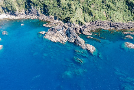 南伊豆の釣り場案内~南伊豆町エリア~ 吉田大根(よしだおおね)空撮写真