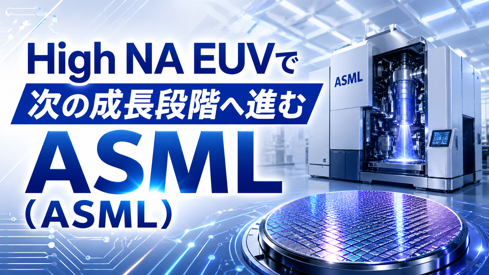 High NA EUVで次の成長段階へ進むASML（ASML）