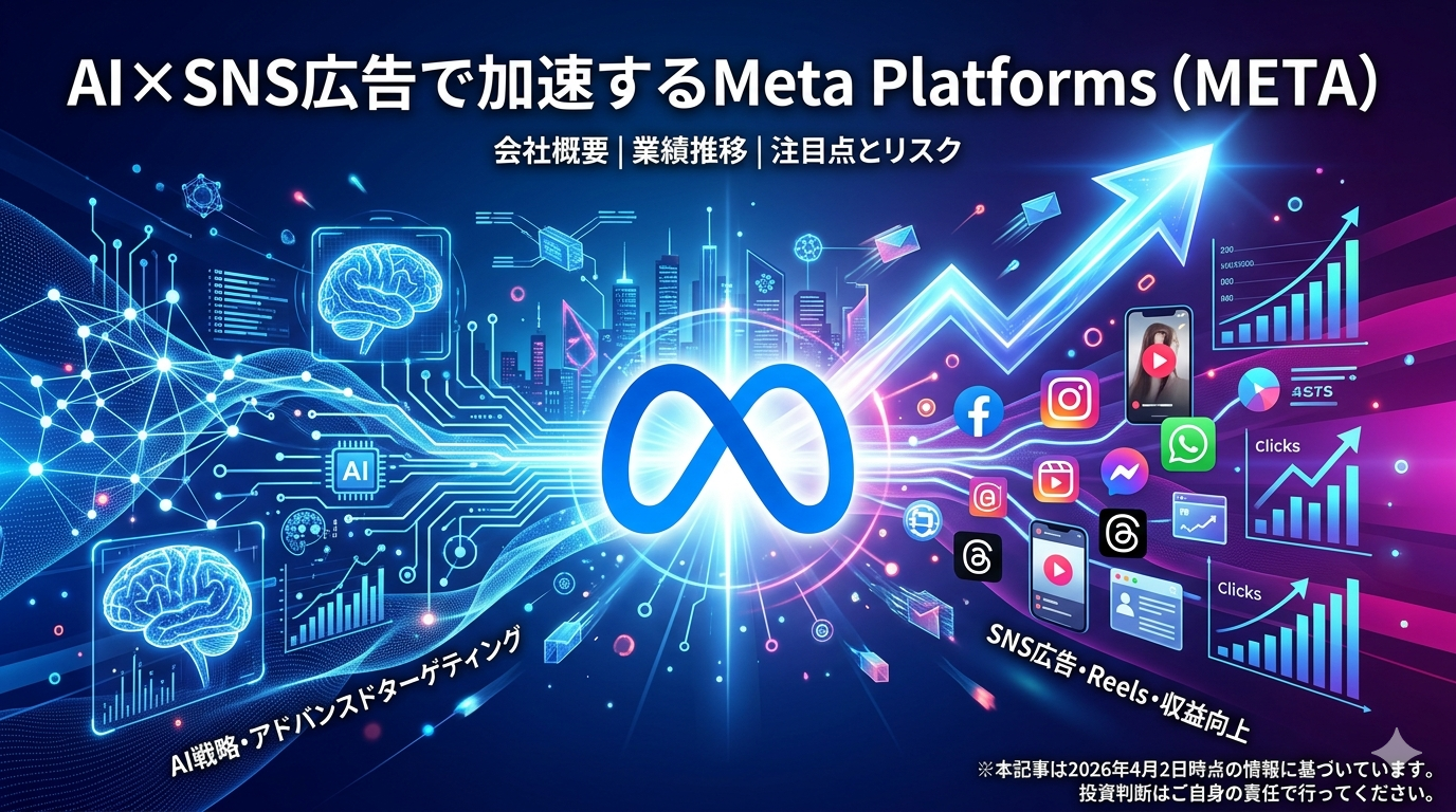 AI×SNS広告で加速するMeta Platforms（META）