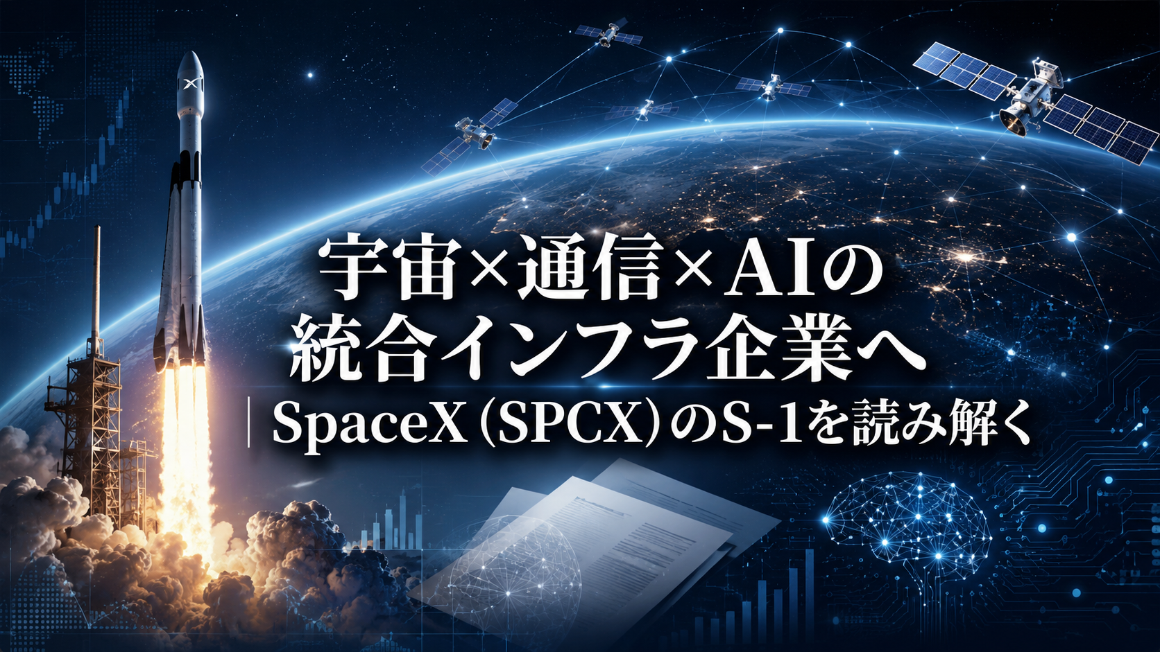 宇宙×通信×AIの統合インフラ企業へ｜SpaceX（SPCX）のS-1を読み解く