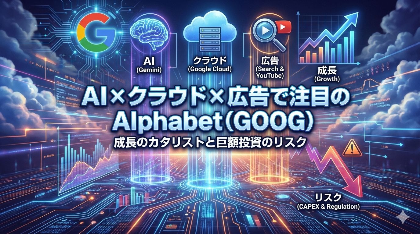 AI×クラウド×広告で注目のAlphabet（GOOG）