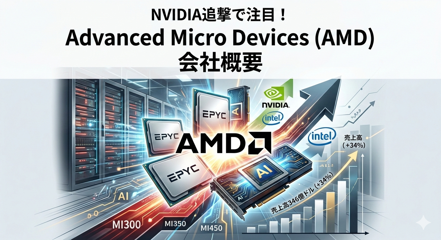 NVIDIA追撃で注目のAdvanced Micro Devices（AMD）
