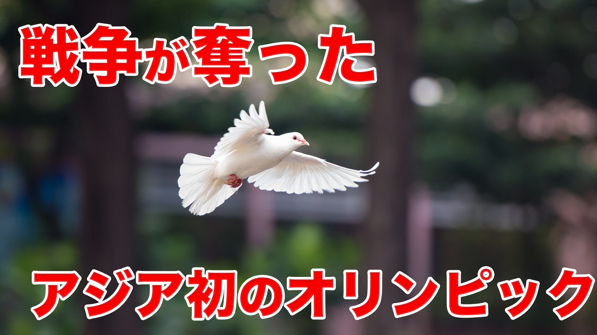 戦争が奪った“アジア初のオリンピック”