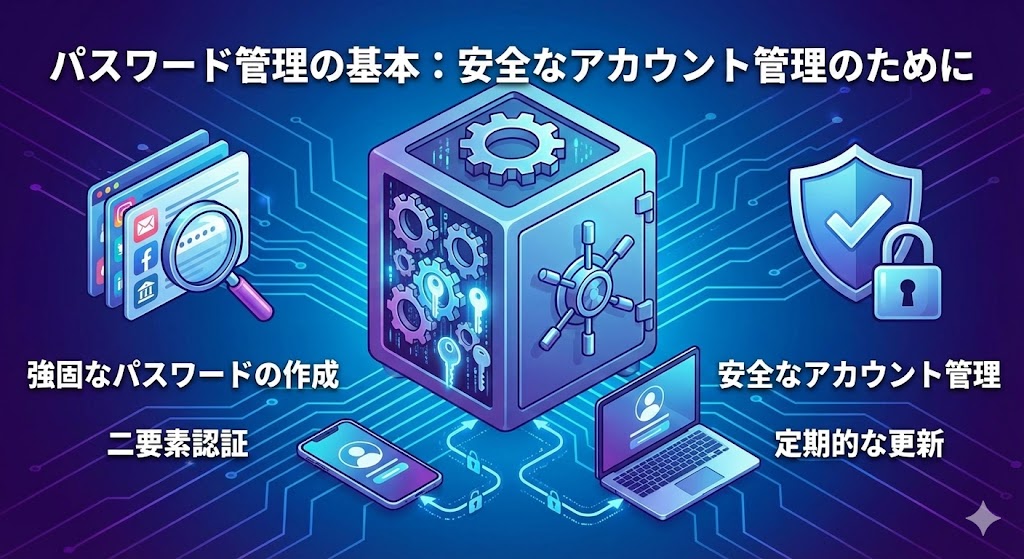 パスワード管理の基本：安全なアカウント管理のために