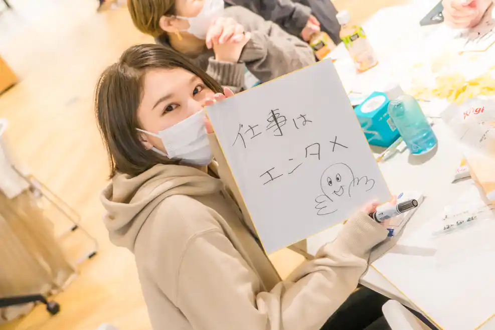 書初め大会の様子