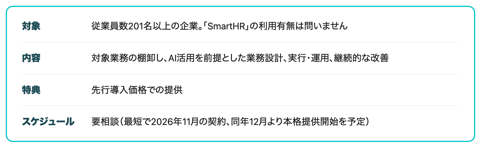 事前登録について記載された画像