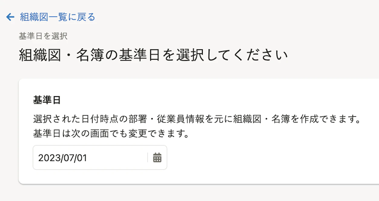 組織図・名簿の基準日