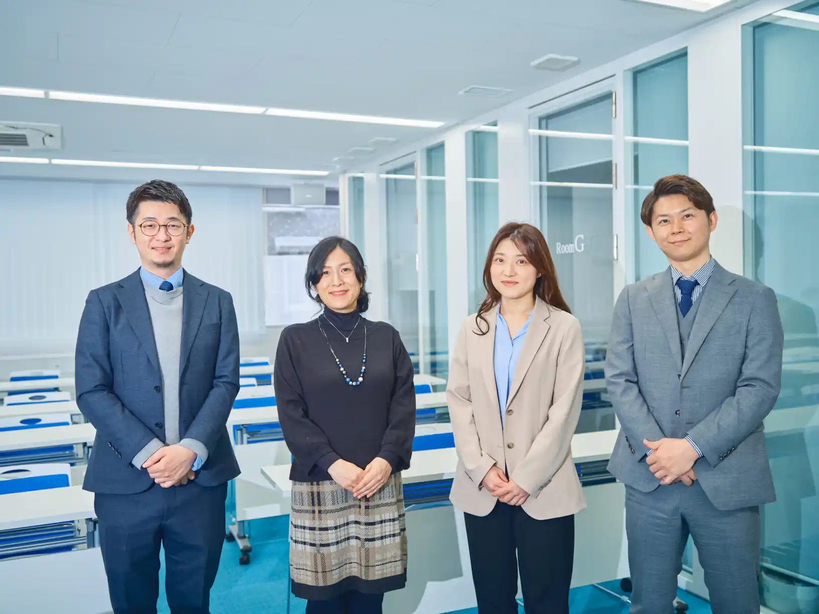 (左から、今さん、岩崎さん、尾崎さん、松谷さん)