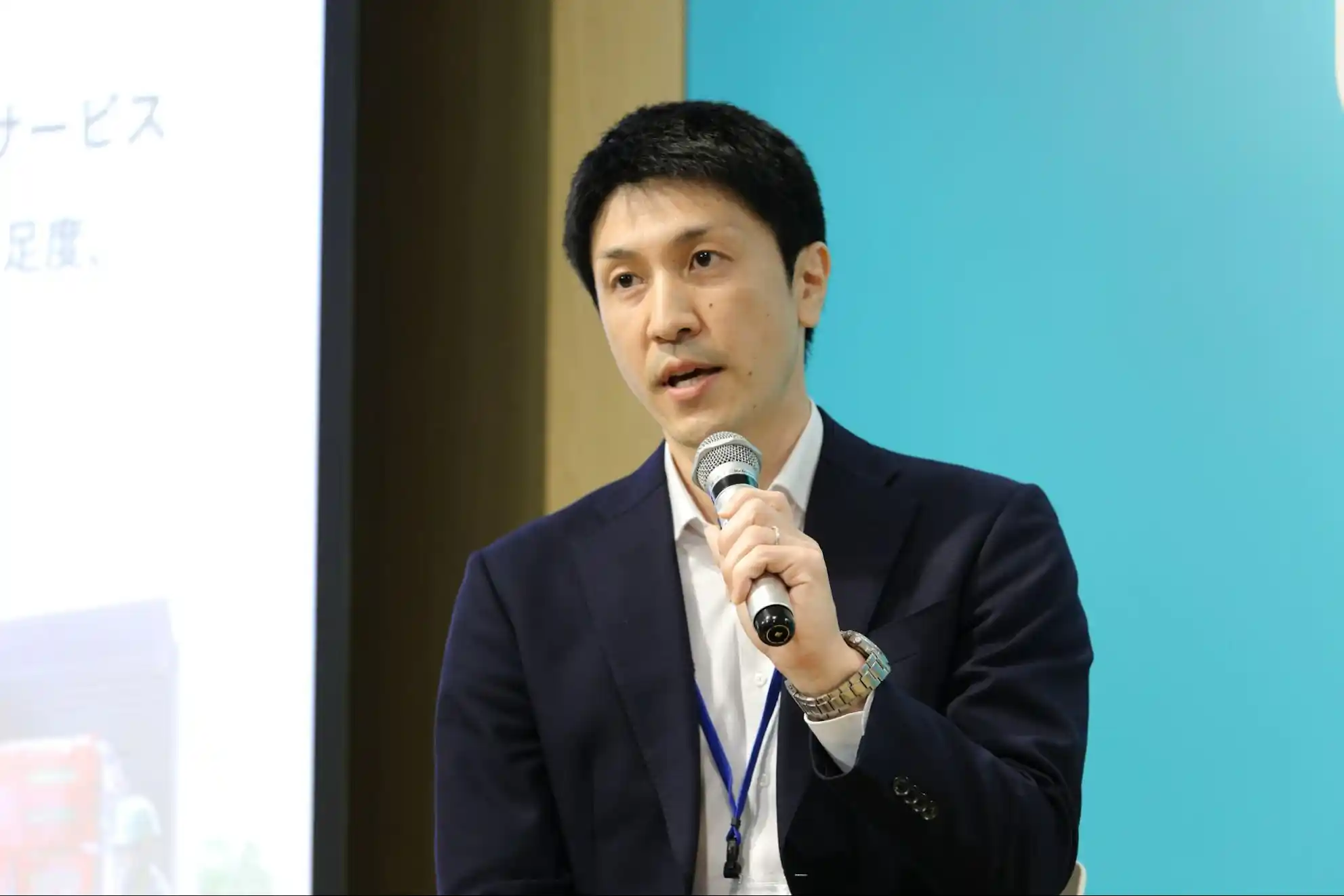 登壇中の様子