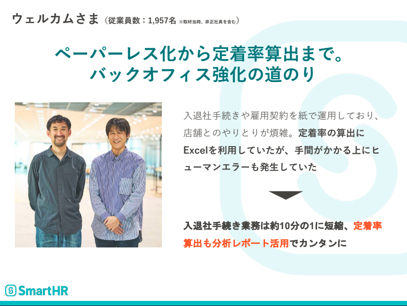 株式会社ウェルカム様の事例