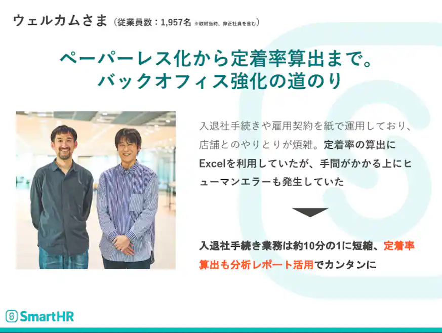 株式会社ウェルカム様の事例