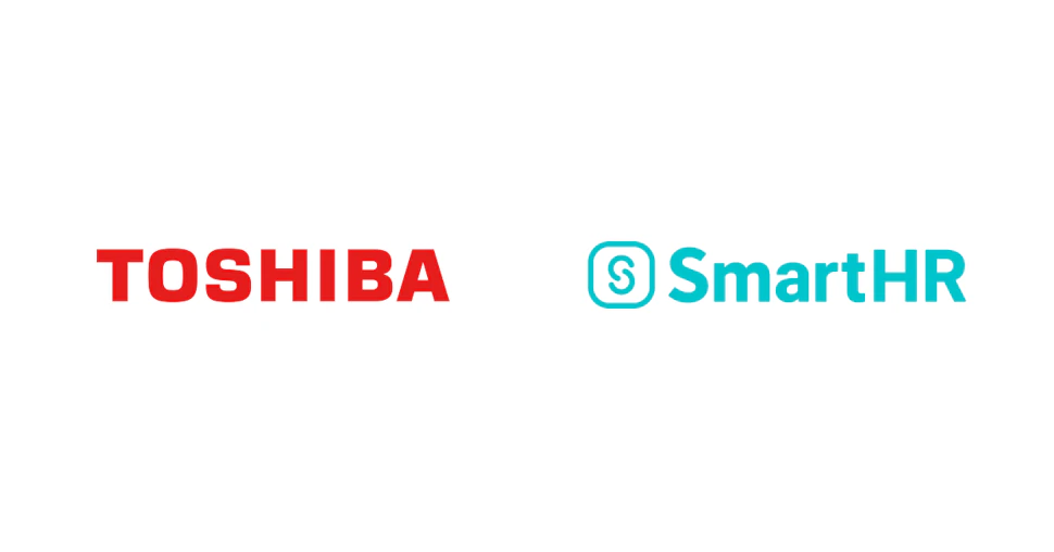 東芝デジタルソリューションズ株式会社のロゴと株式会社SmartHRのロゴ