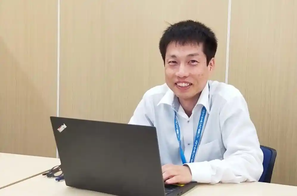 (経理部 共同事務センターの松廣さん)