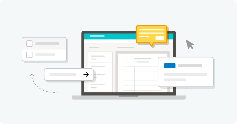 実際の画面を触れる チュートリアル形式のオンラインデモのイメージ図