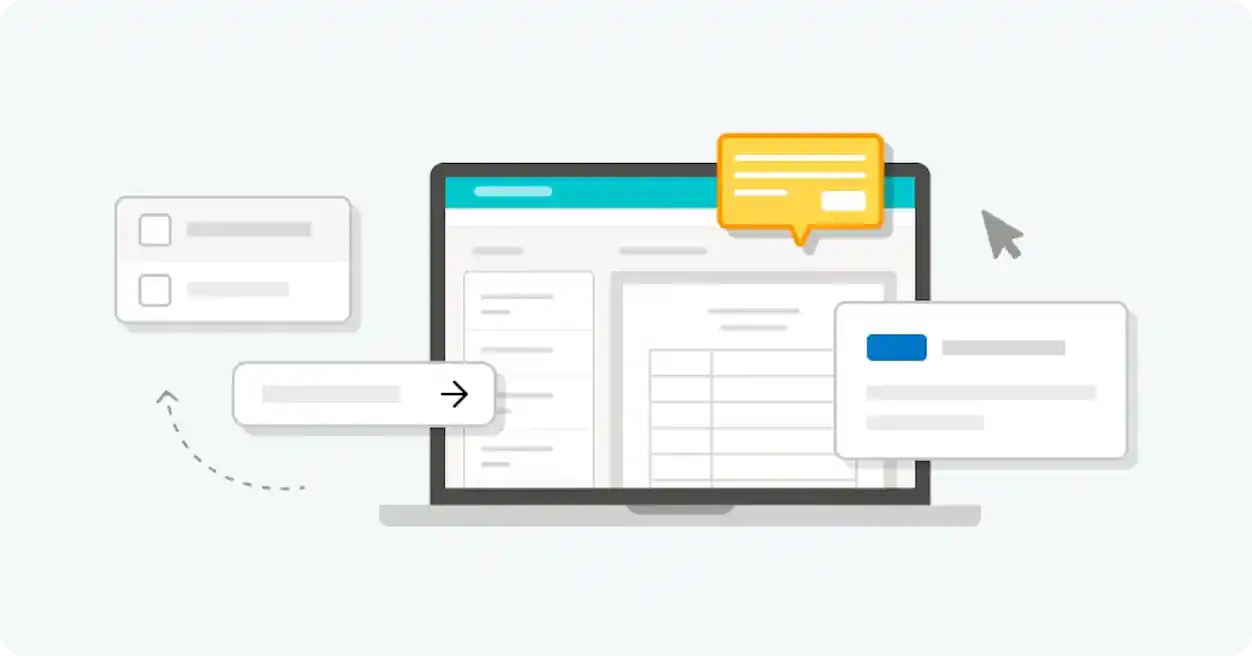 実際の画面を触れる チュートリアル形式のオンラインデモのイメージ図