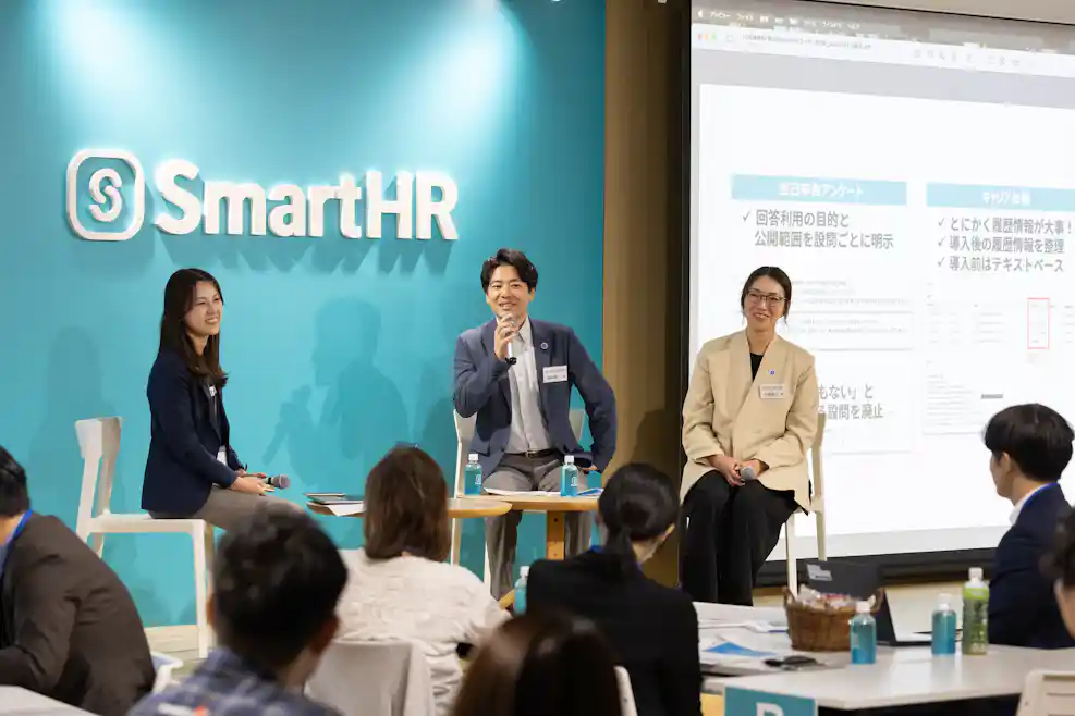 簑田さんがお話されている様子