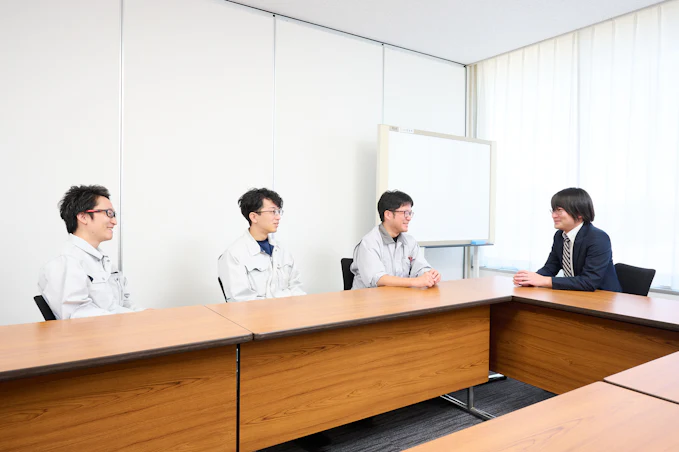 インタビュー風景