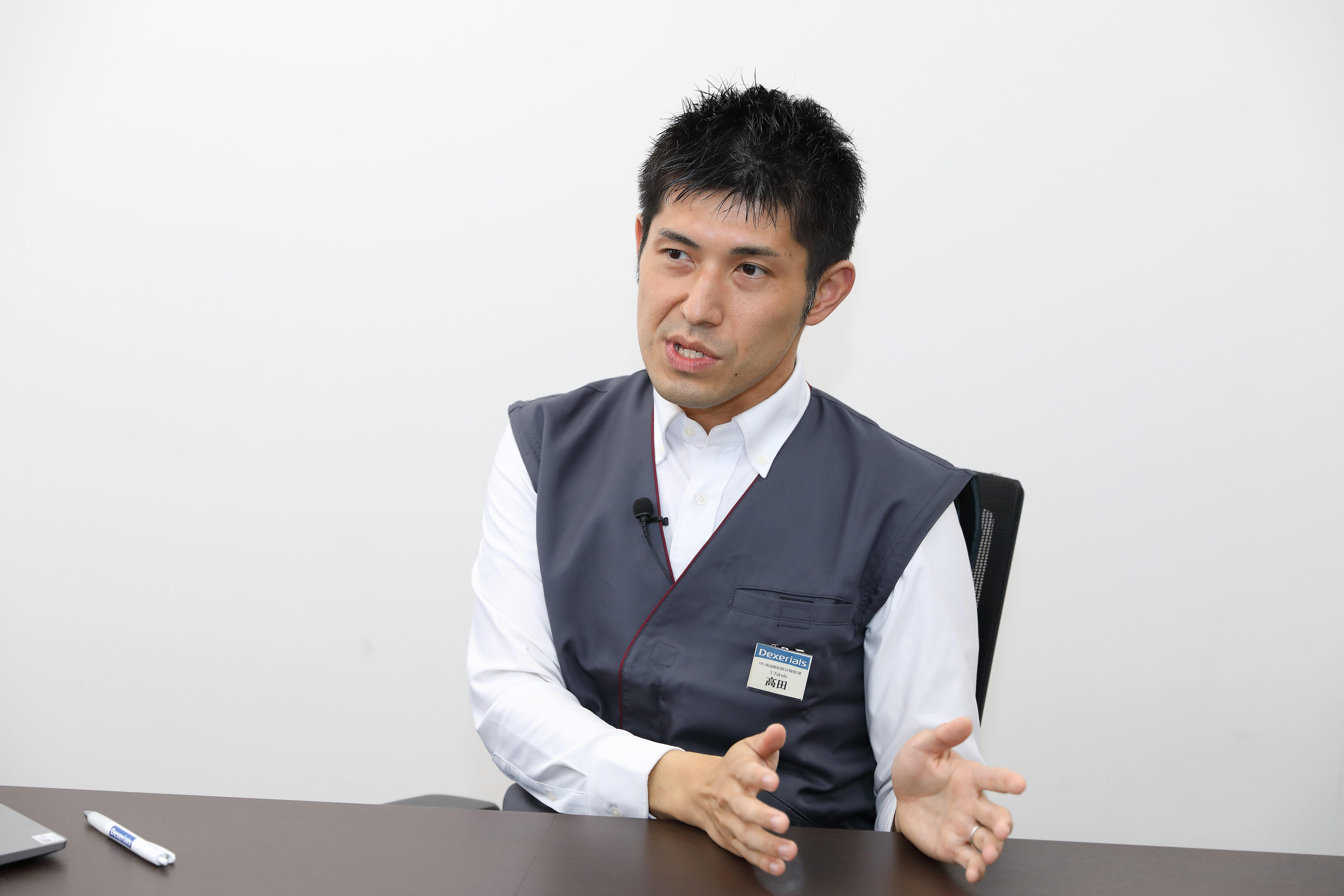 高田様のインタビュー風景