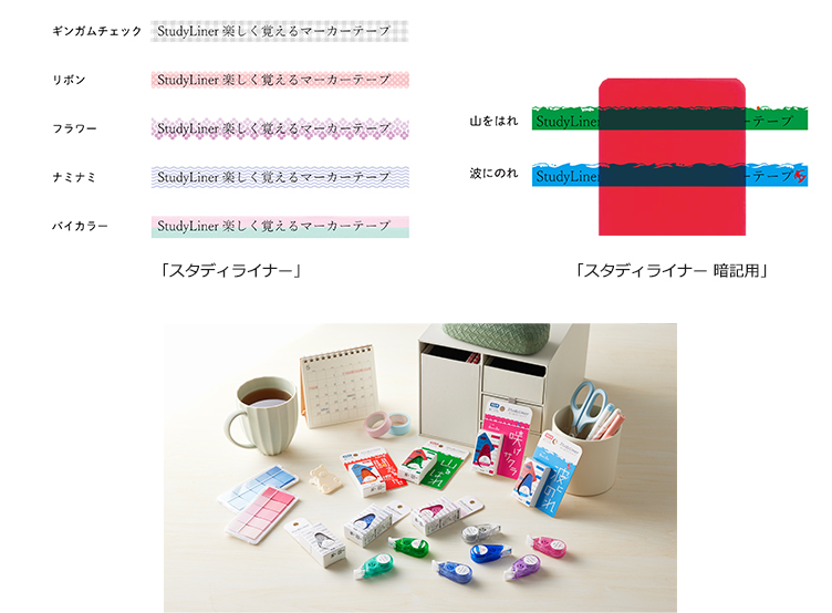 スタディライナー 暗記用」新柄2柄を発売｜PLUS プラス株式会社／PLUS