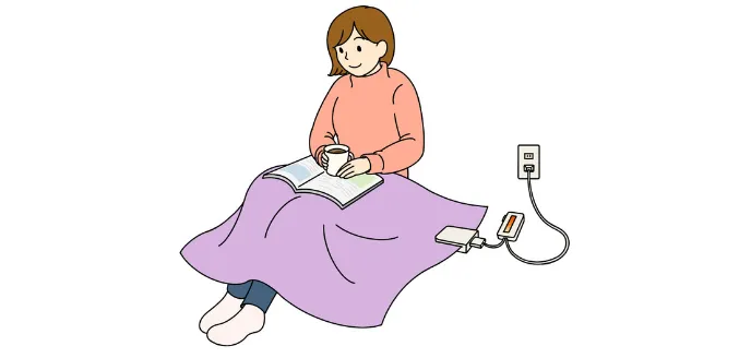 ひざ掛けイメージ