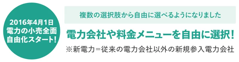 電力自由化