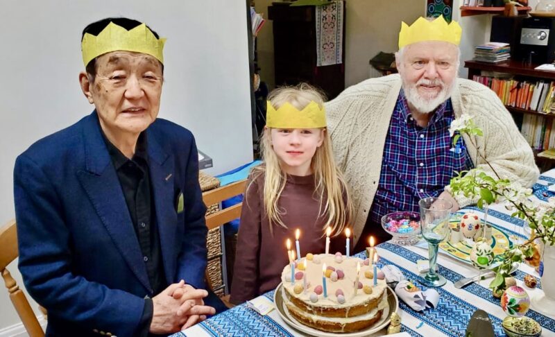 Geoffrey Leanさんとダブル誕生会