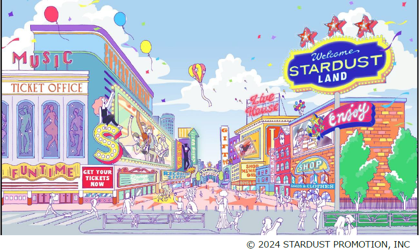 スターダストプロモーション人気アーティストを紹介するメタバース空間 