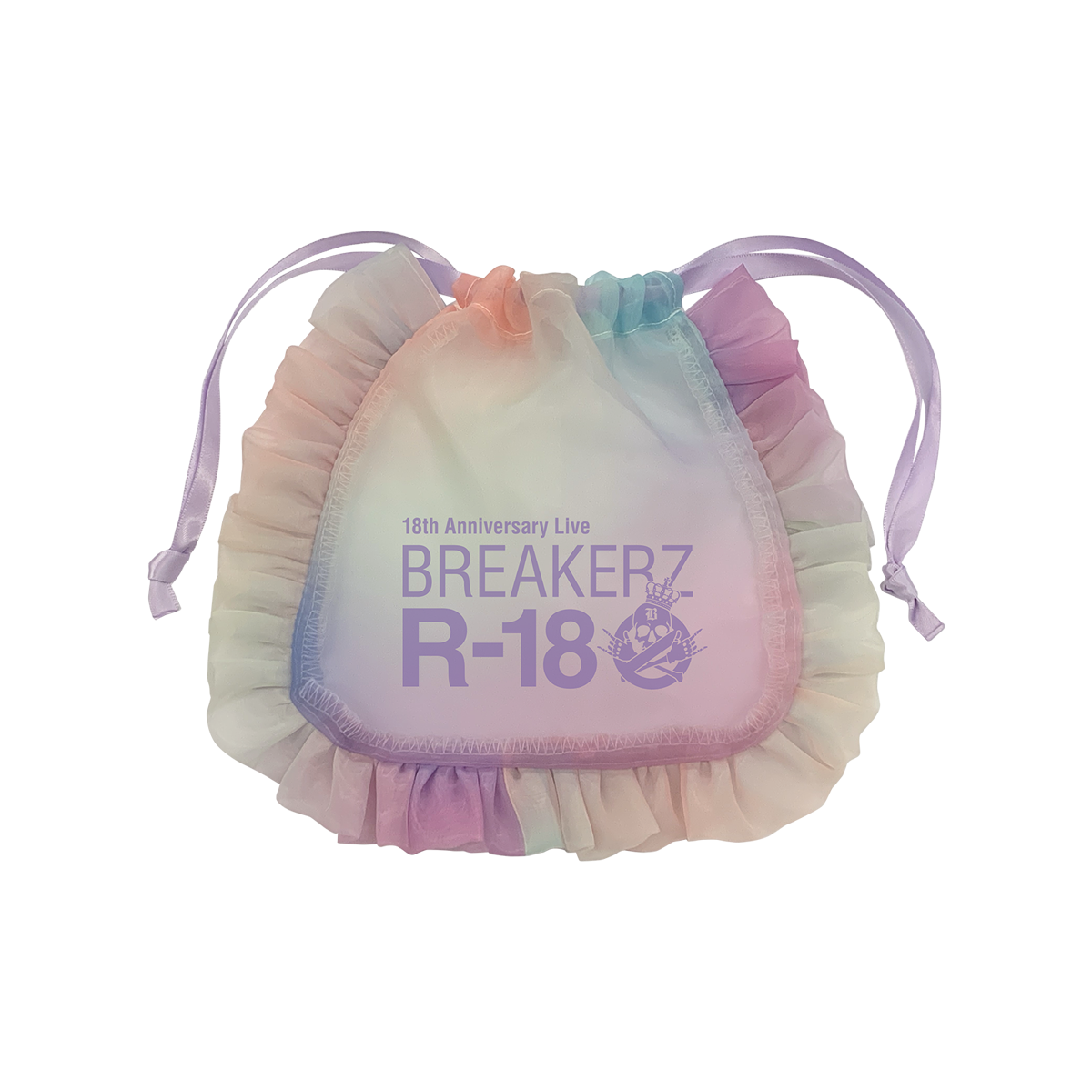 R-18 オーガンジーフリルポーチ