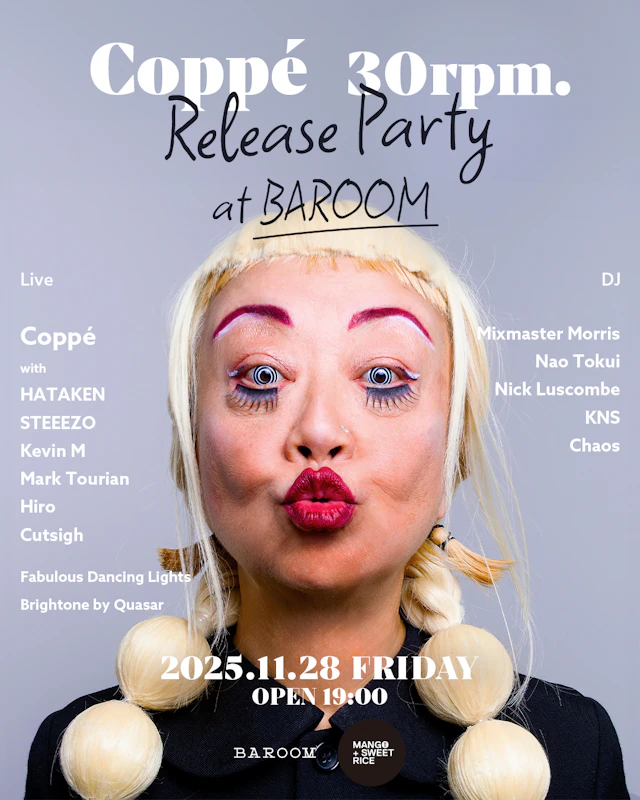 Coppé 30rpm. Release Party at BAROOM