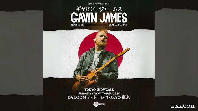 Gavin James in Japan