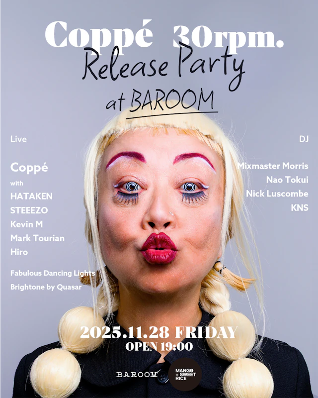 Coppé 30rpm. Release Party at BAROOM