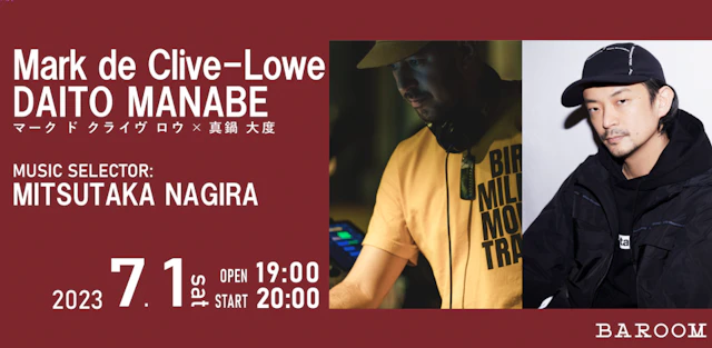 JAZZ at BAROOM ー Mark de Clive-Lowe × 真鍋大度 ー