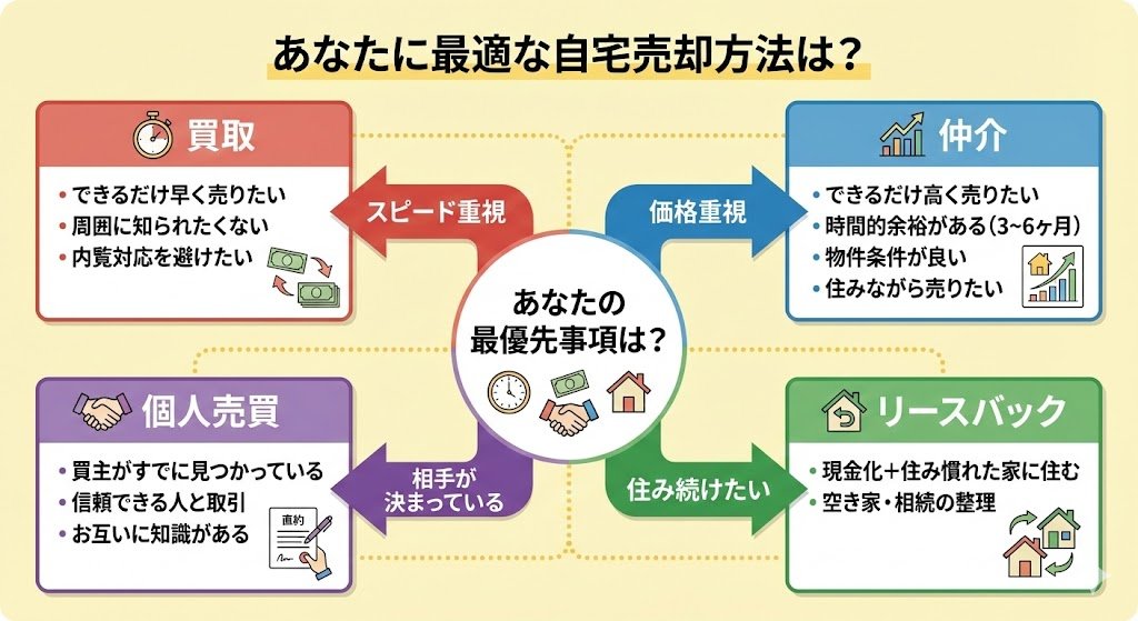 自宅売却の方法