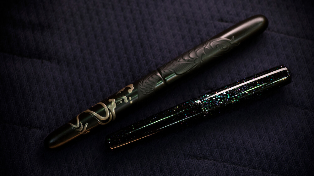 中屋万年筆漆 新品)NAKAYA 中屋万年筆 万年筆 ネオスタンダード 塗り放し朱