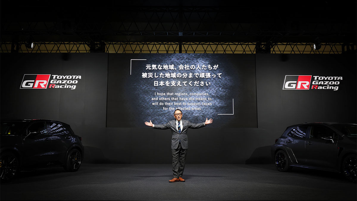 豊田章男gazoo racing MORIZO 直筆サイン入りポストカード 豊田章男