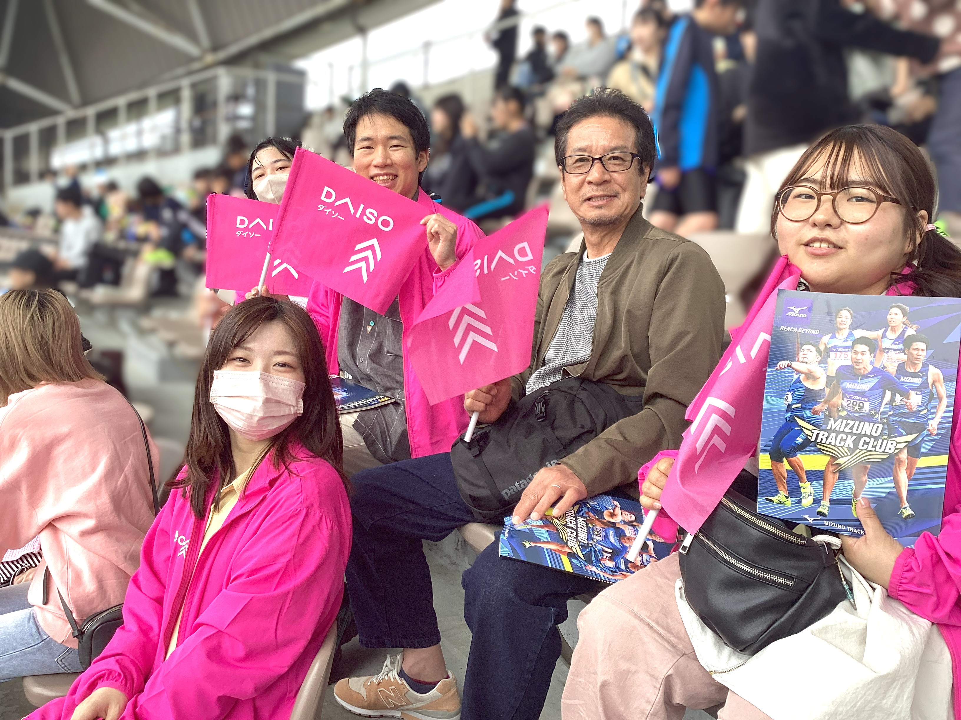 女子駅伝部応援！