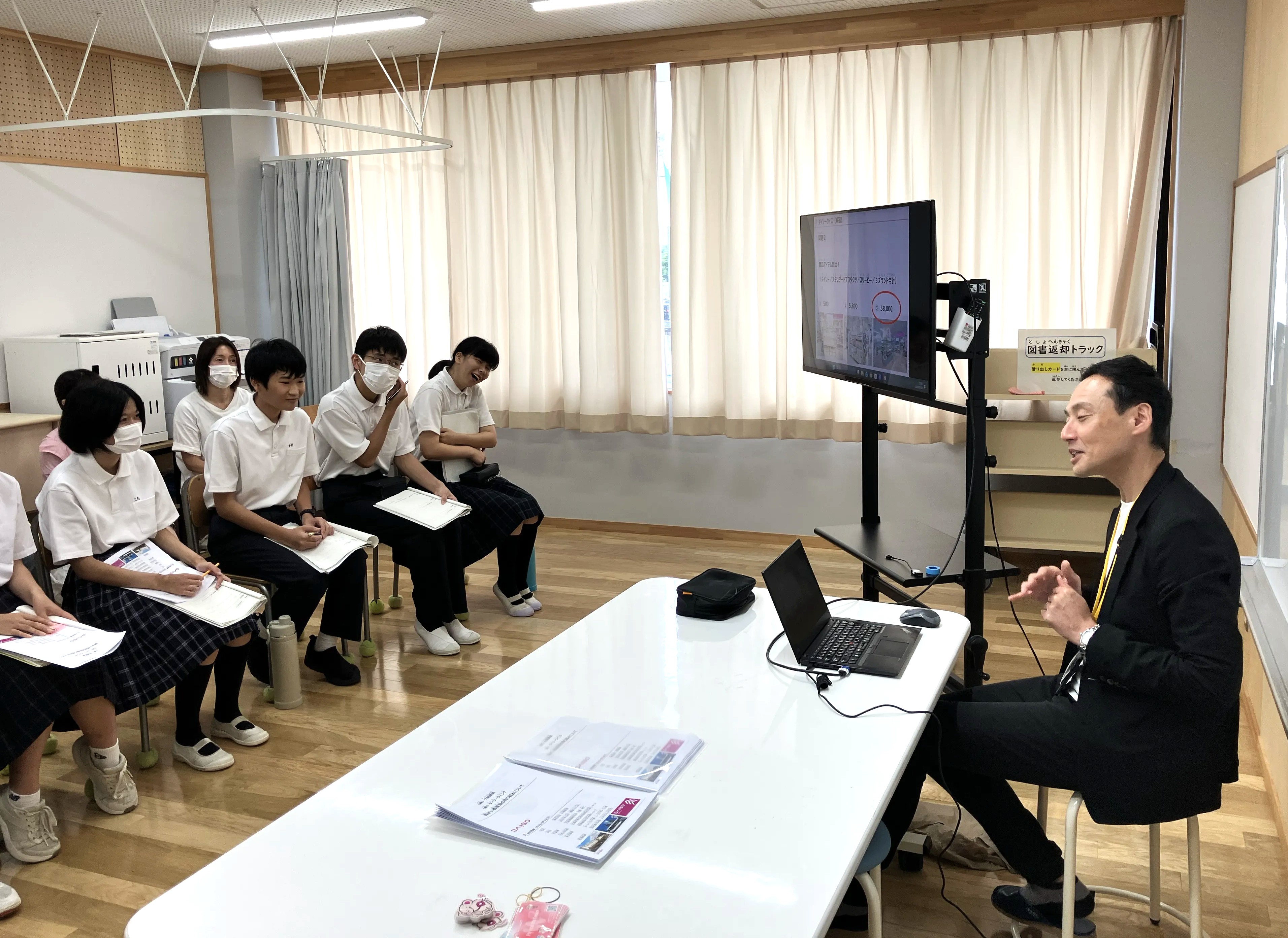 広島県立黒瀬特別支援学校の企業合同説明会に参加いたしました