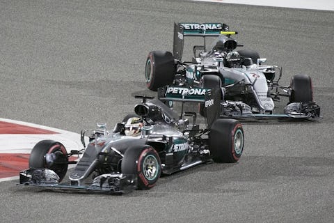 Mercedes duo Bahrain 2016