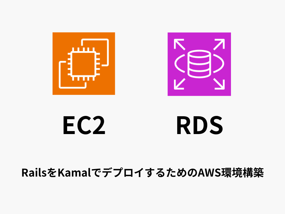 RailsをKamalでデプロイするためのAWS環境を構築する